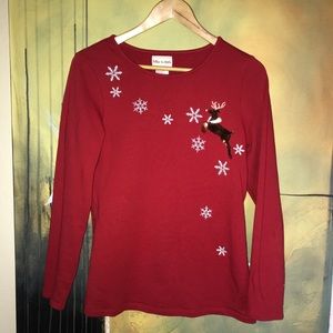 Christmas sweater! Toffee Apple red sweater